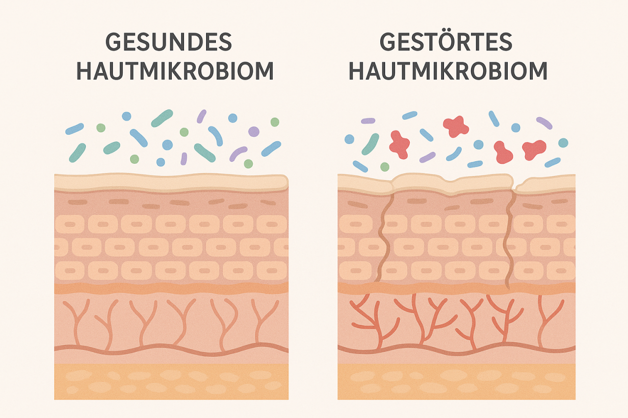 Darstellung_Hautmikrobiom_bei_Rosazea Darstellung_Hautmikrobiom_bei_Rosazea